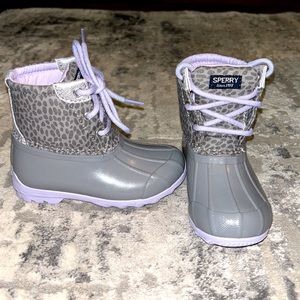 Sperry toddler girl rain boots.